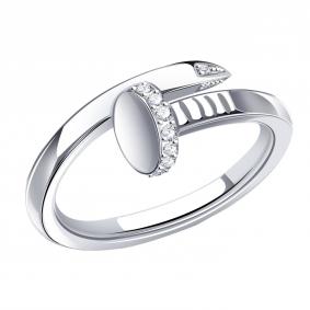 Кольцо из белого золота TALANT КФ 1076БЗ с фианитом КФ 1076БЗ фото